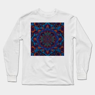 Kaleidoscope of linear patterns Long Sleeve T-Shirt